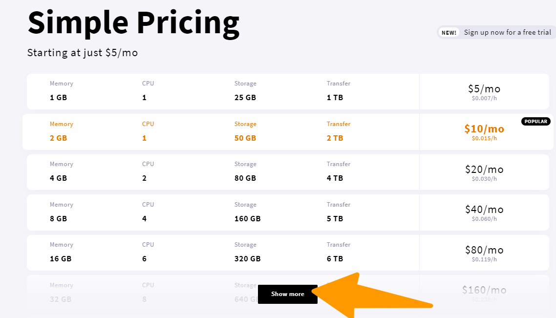 UpCloud - Pricing