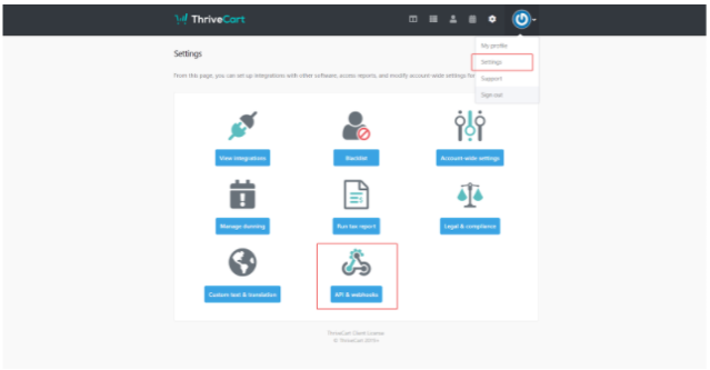 Comment-pouvez-vous-intégrer-tout-avec-ThriveCart-Settings