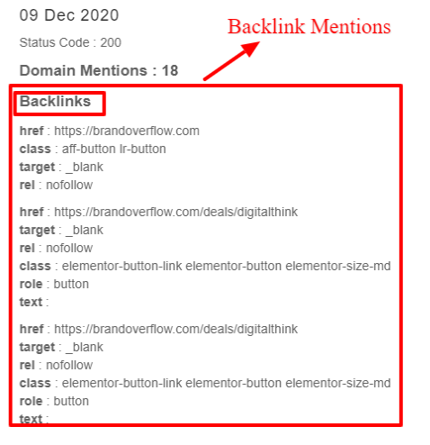 Backlink Mention