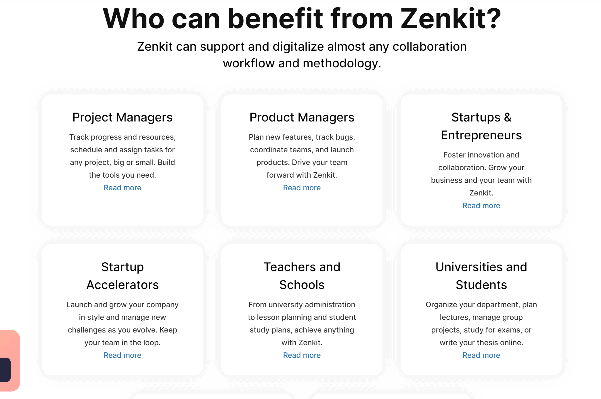 Zenkit benefits