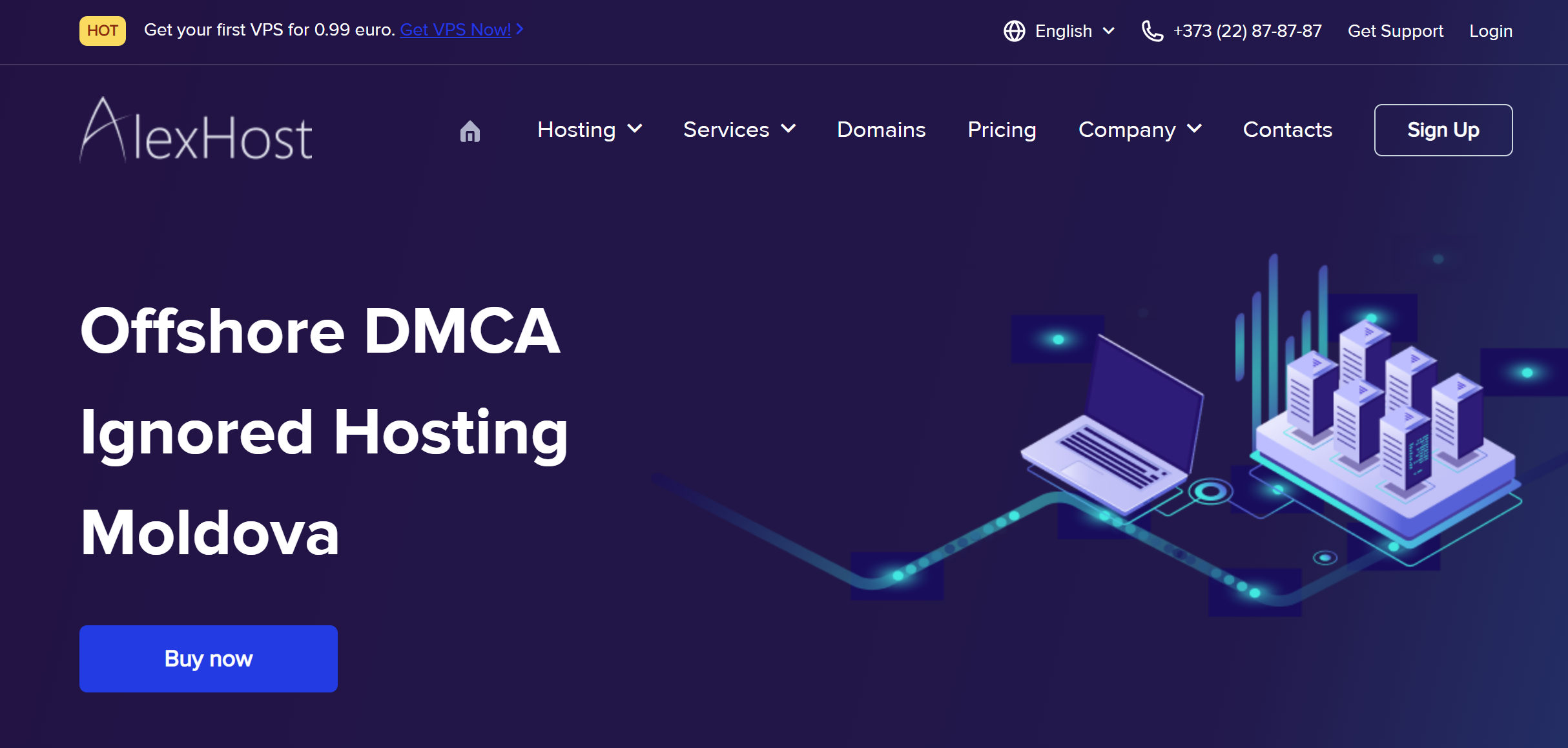 DMCA Ignored hosting