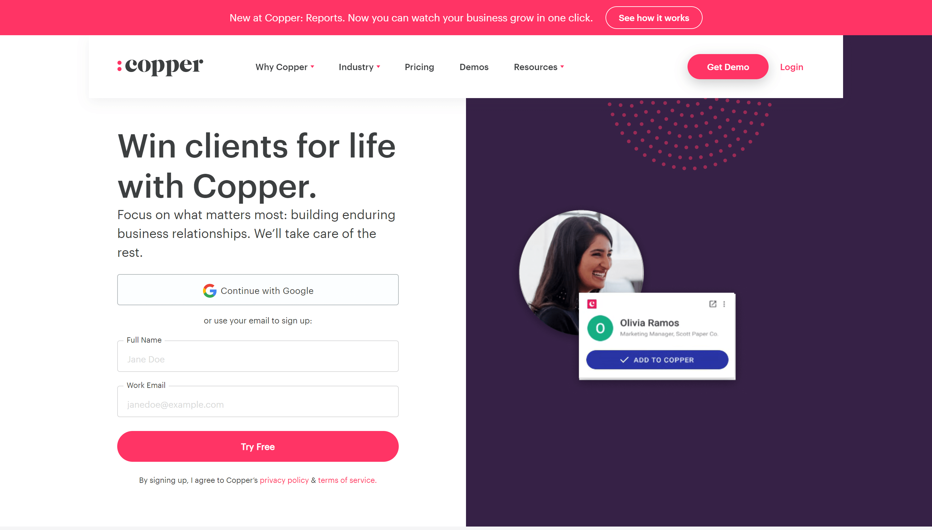 Copper-best CRM for Sales