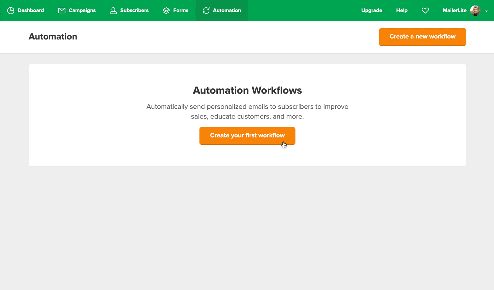 Mailerlite Email Automation