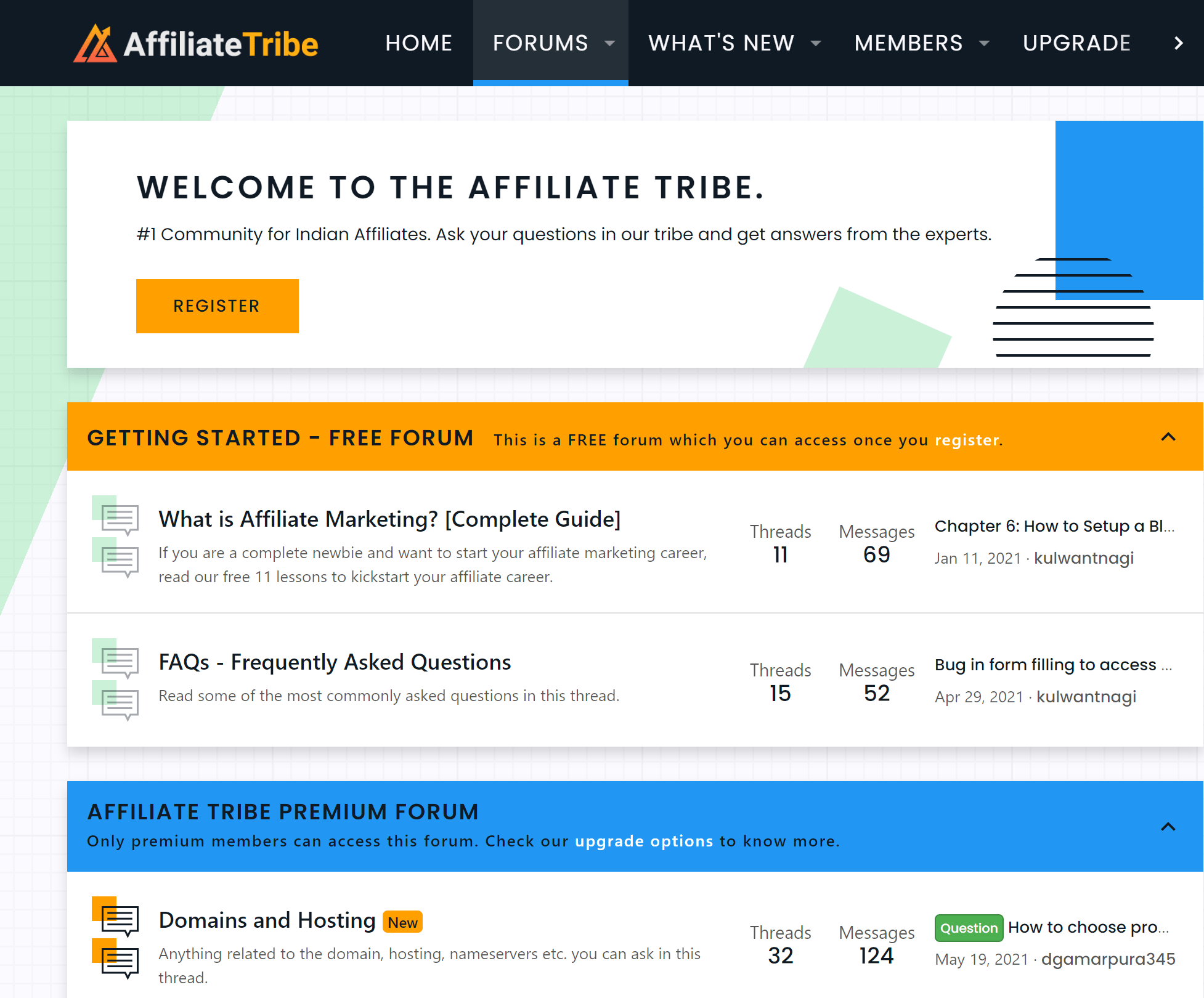 Affiliate Triibe affiliate marketing forums