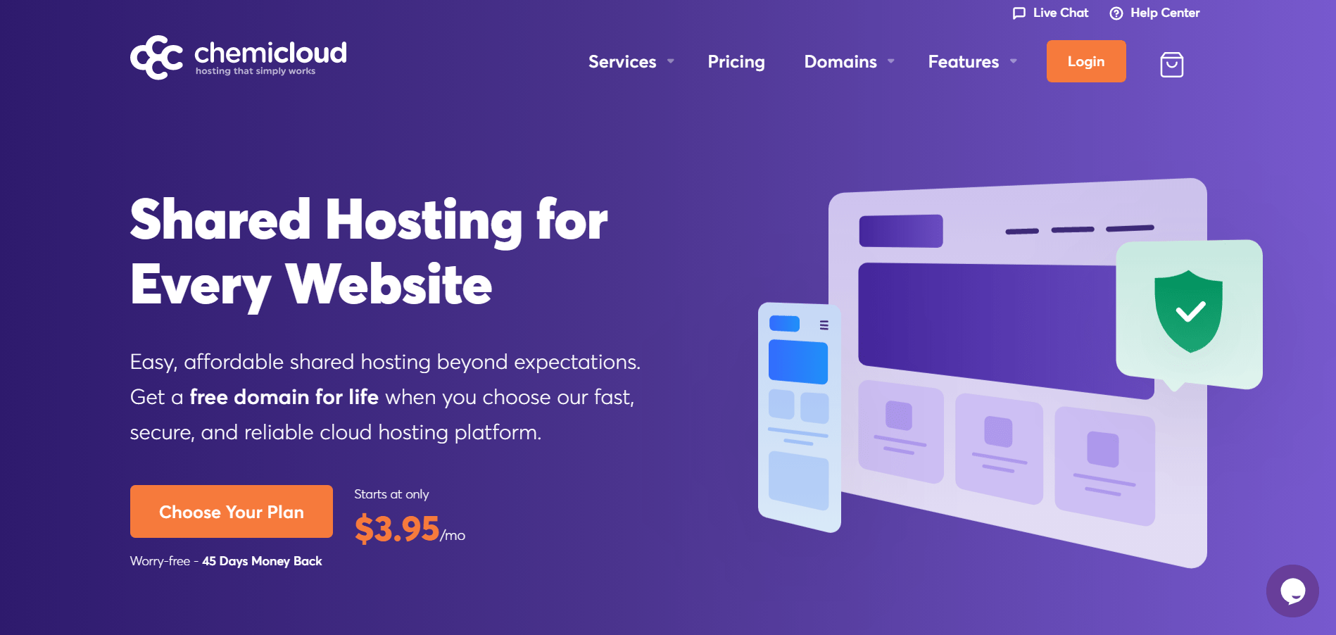 Chemicloud shared hosting review