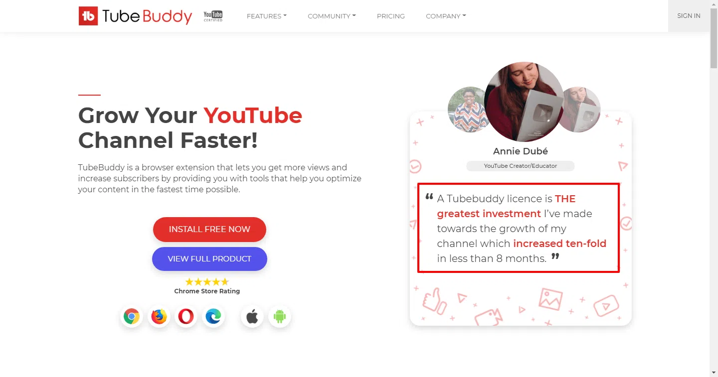 What is TubeBuddy used for