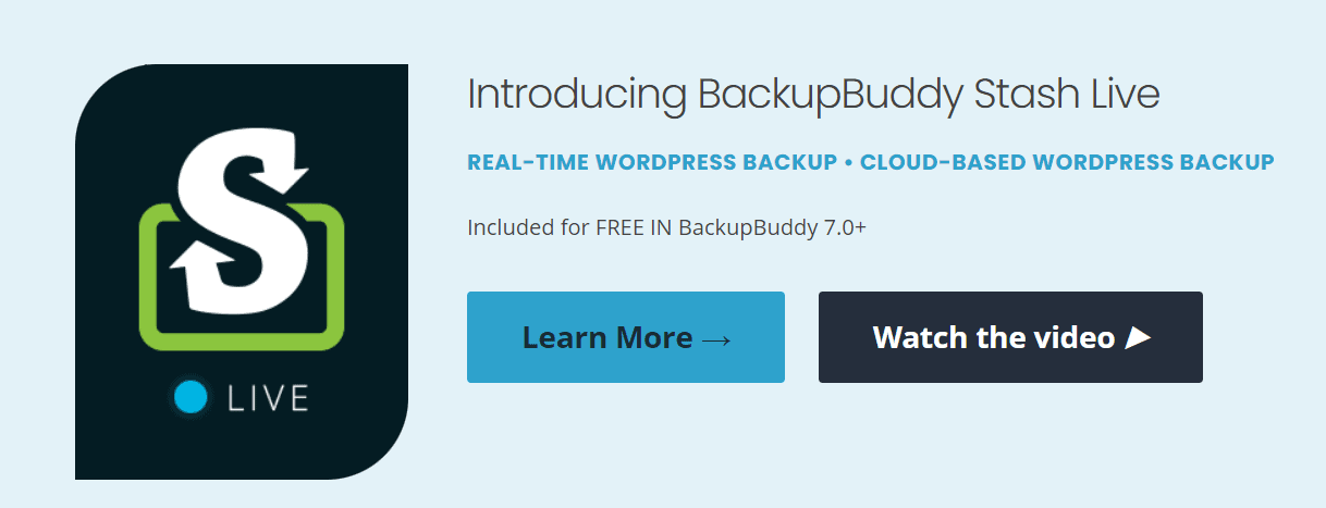 Introducing BackupBuddy