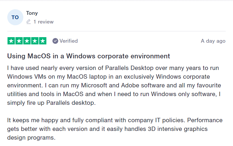 Parallels Desktop Reviews 