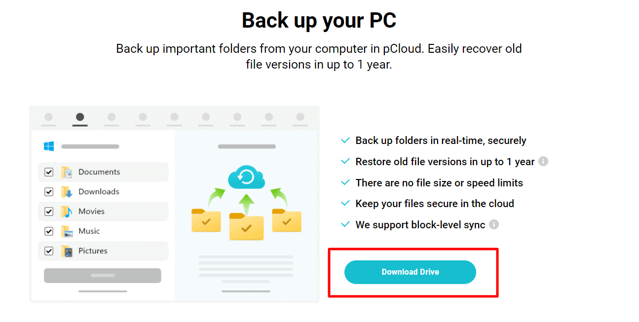 pCloud-Desktop-Backups