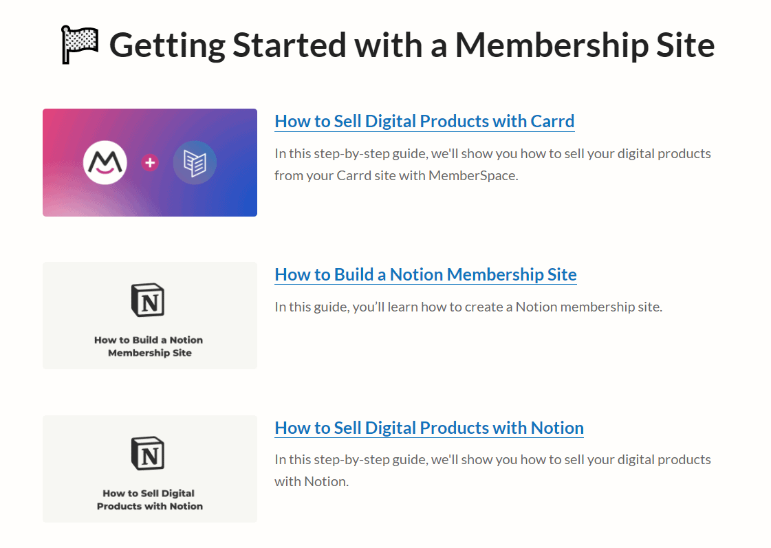 Getting Started with a Membership Site