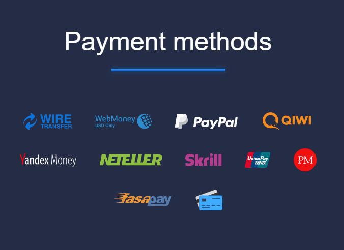 Payment methods - Getprofit