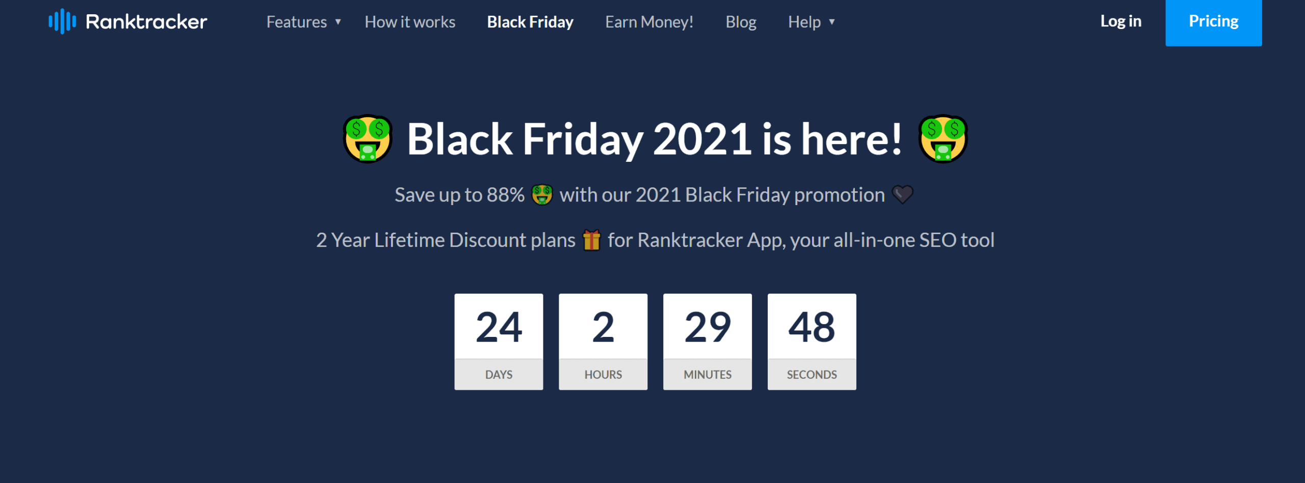 Ranktracker Black Friday Deals