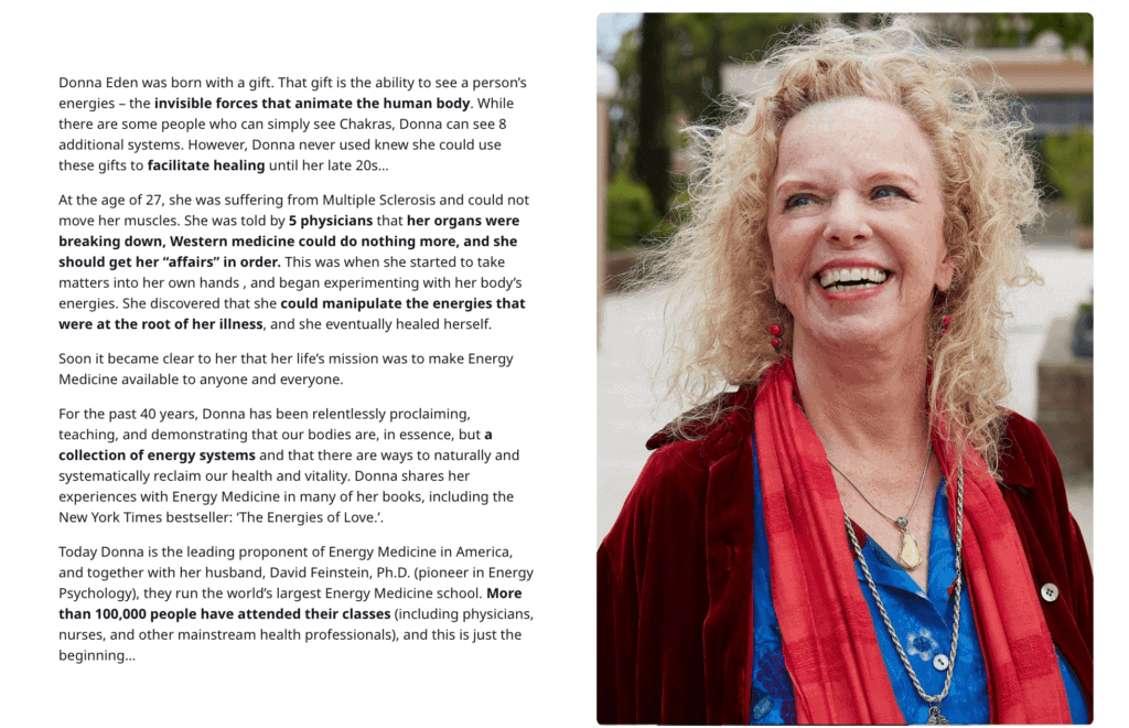 Energy Medicine Course Review Donna Eden