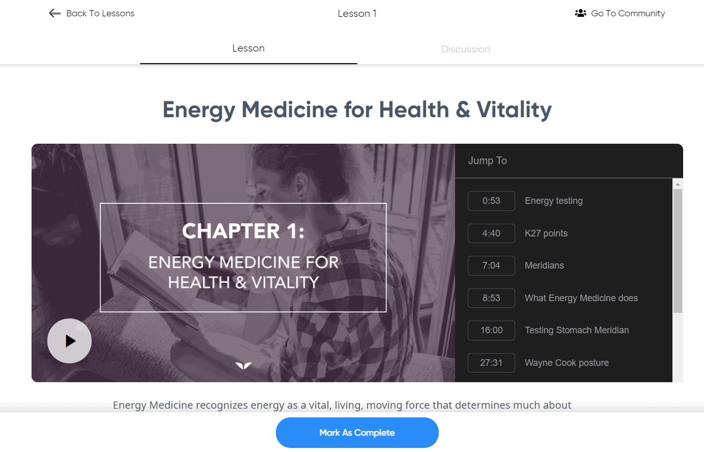 Energy Medication module1