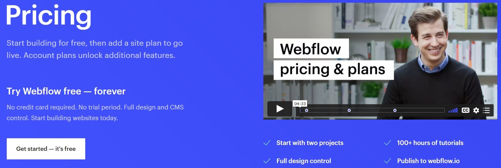 Webflow Pricing How To Select a Webflow Plan Ideal For You