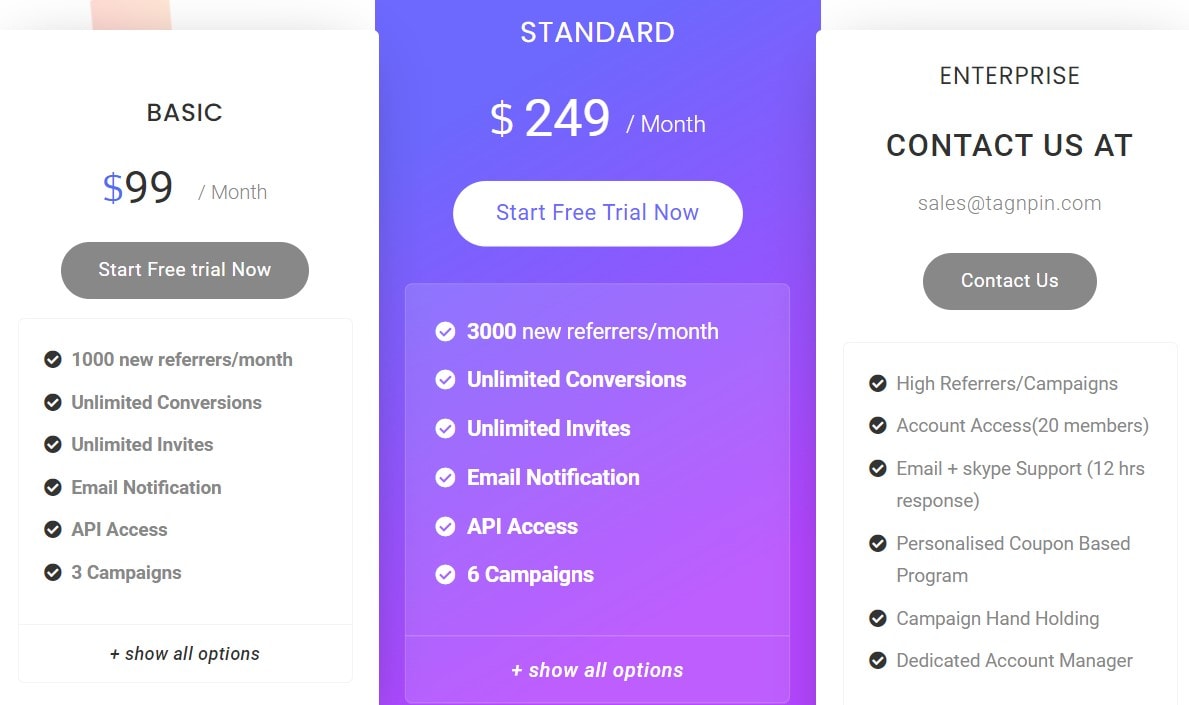 InviteReferrals Review pricing