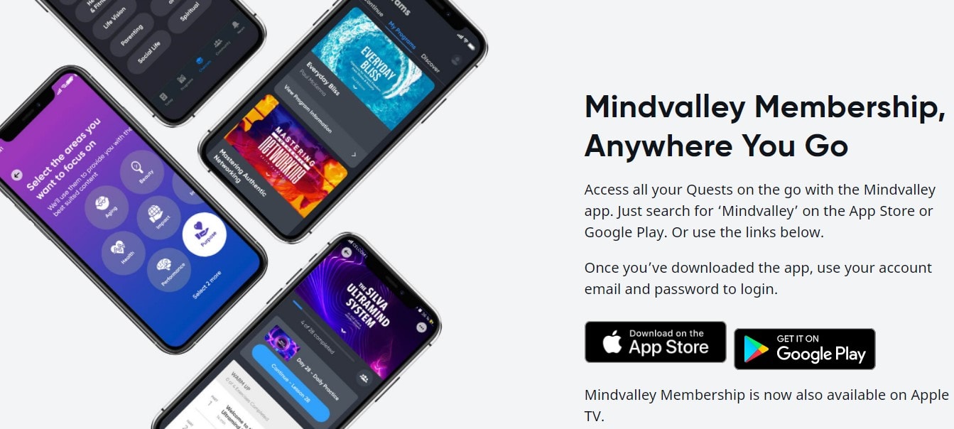 MindValley Pricing Learn Anywhere, Anytime with The MindValley App