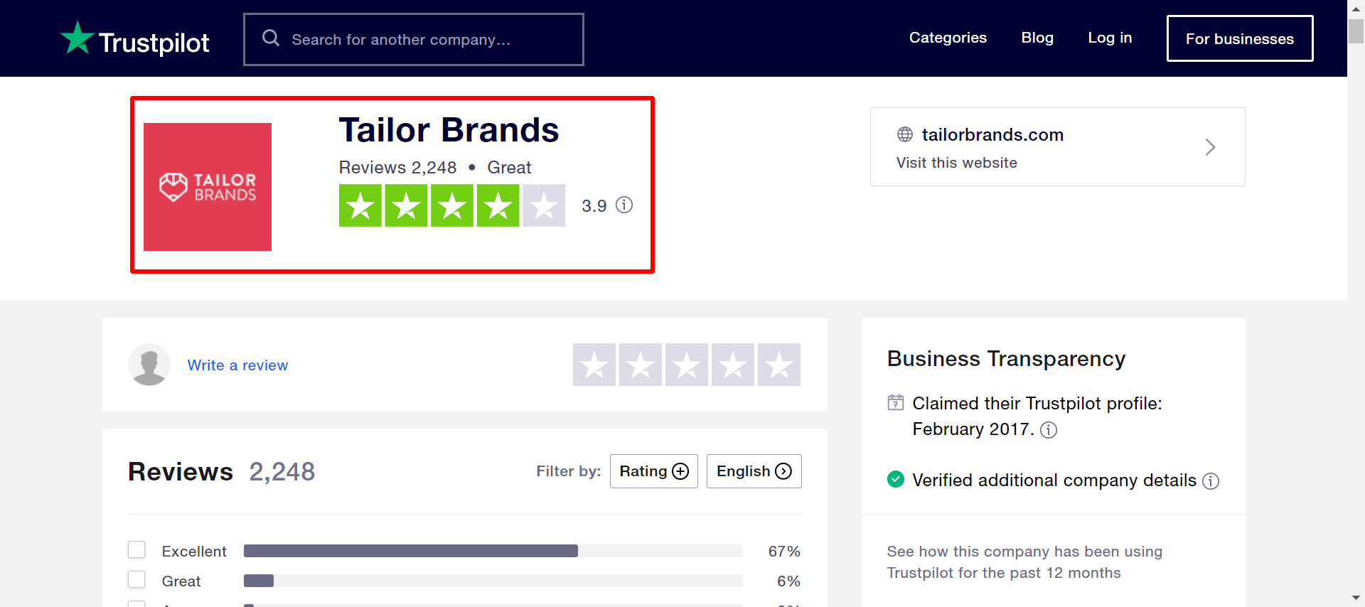 Tailor-Brands-Reviews-on-Trustpilot