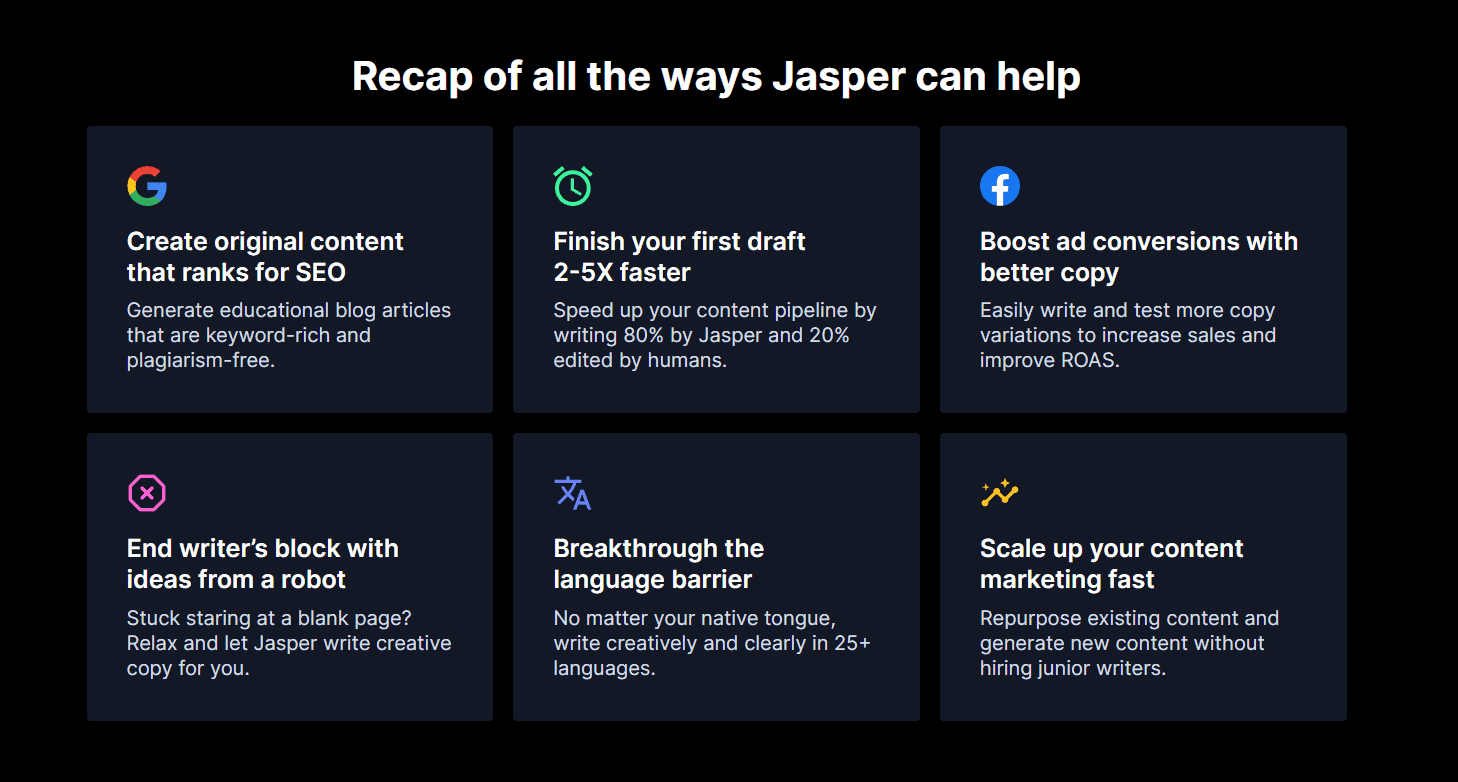 Jasper AI vs Article Forge