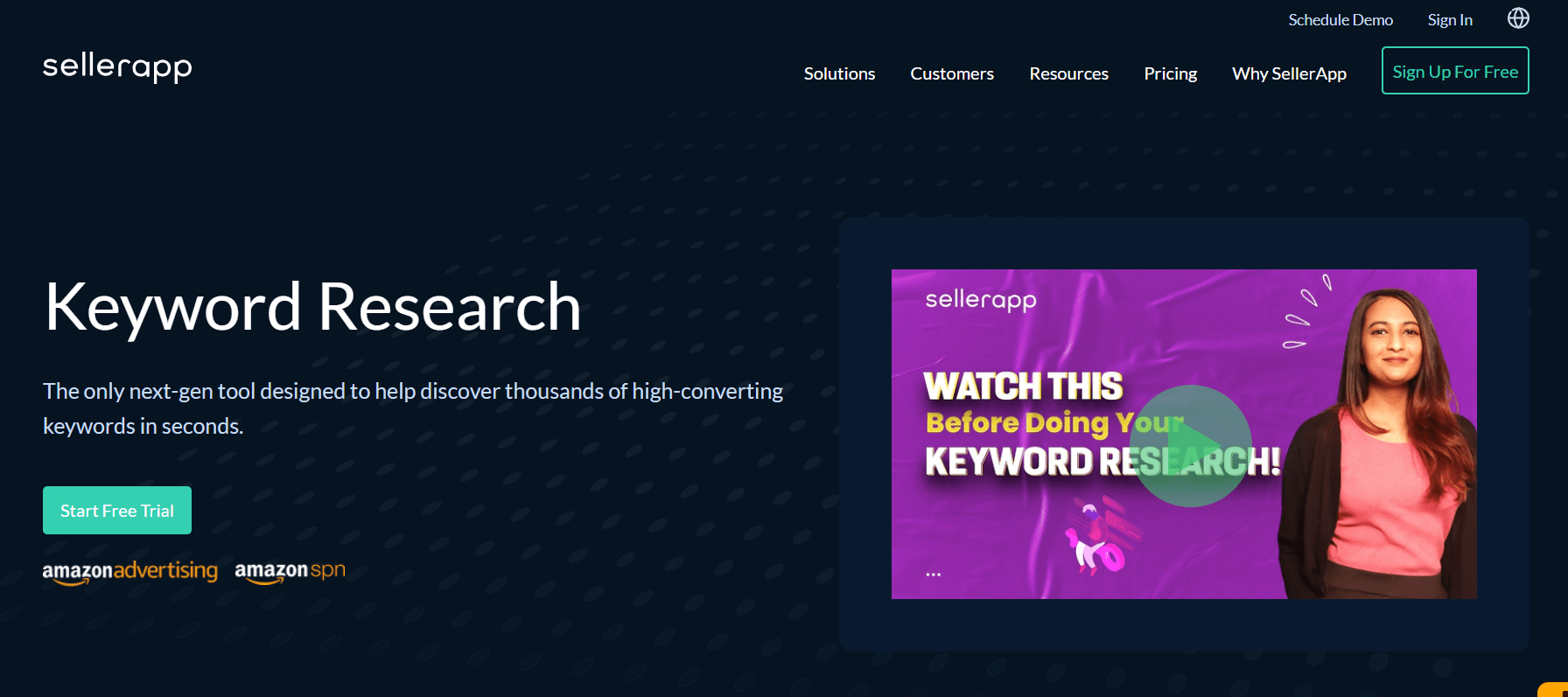 Major Features and Benefits of SellerApp Keyword Research