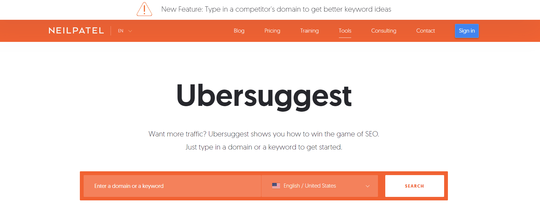Ubersuggest - Best SEO Tools 