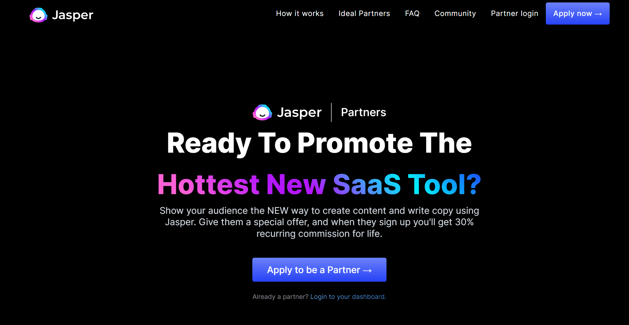 Jasper AI Affiliate program