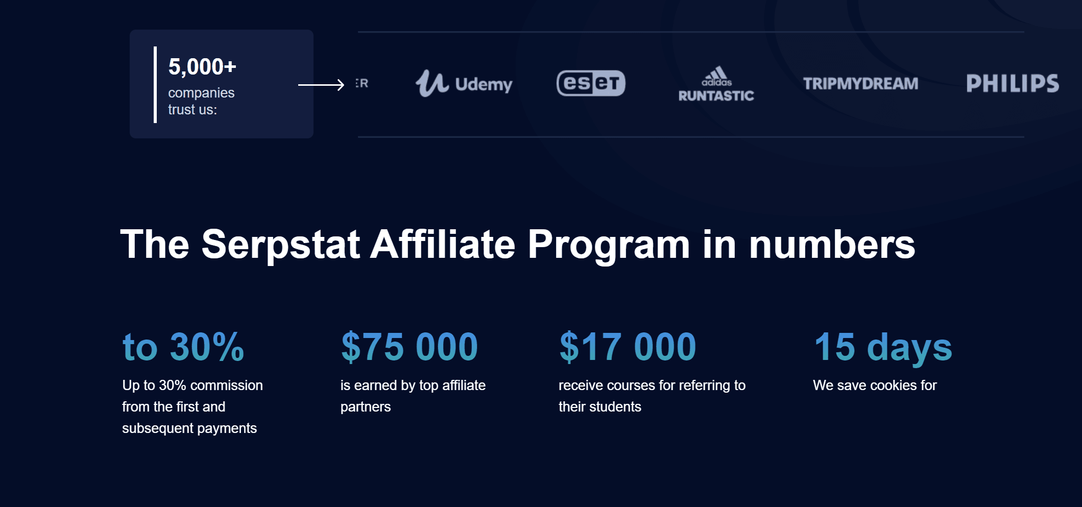 Serpstat affiliate program