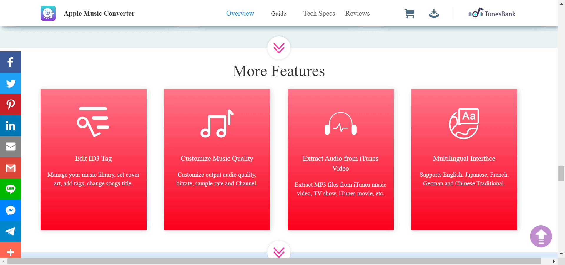 TunesBank-Apple-Music-Converter Feature