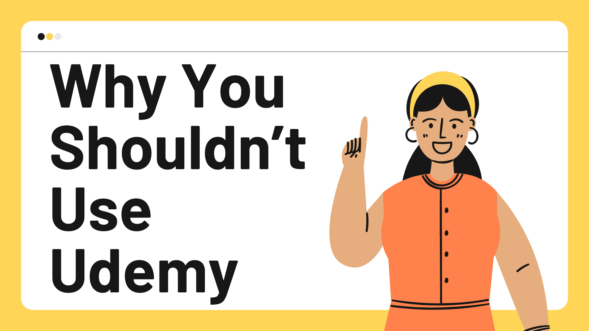 Why You Shouldn’t Use Udemy