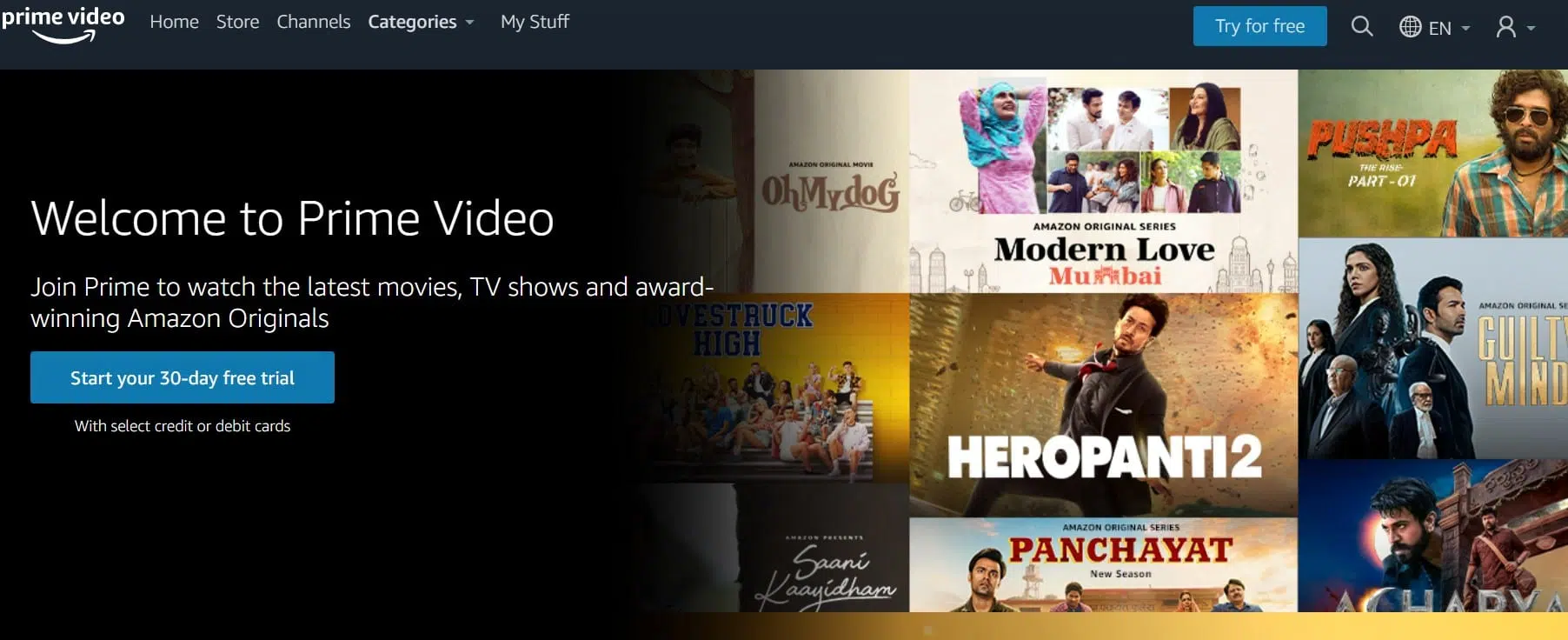 Amazon Prime Video: Best Free Movie Streaming Services