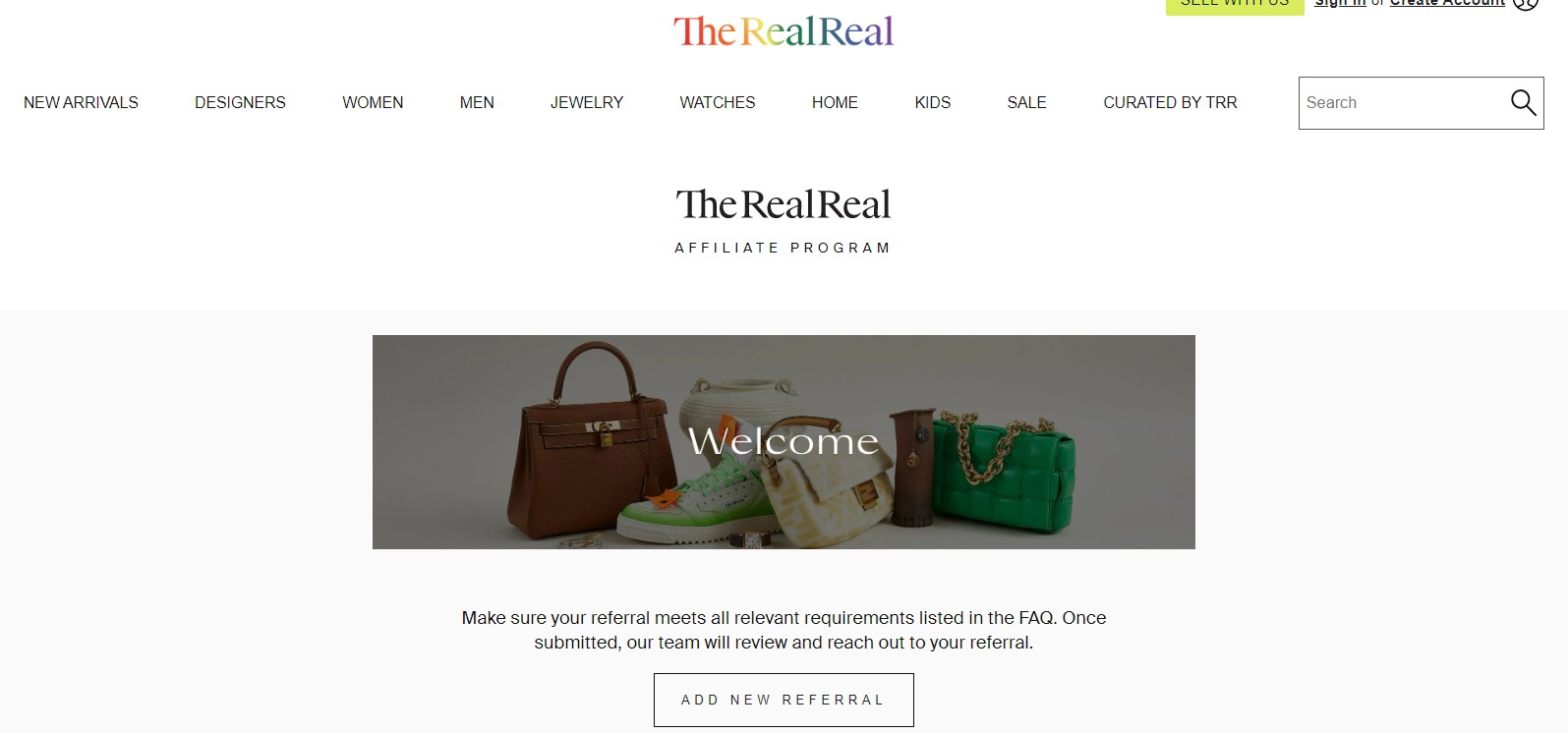 the real real Luxury Affiliate Programs
