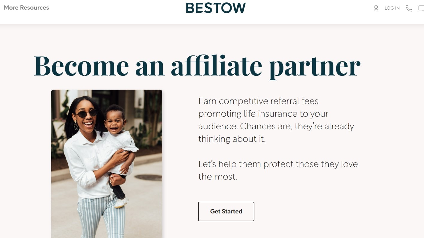 Bestow affiliate program