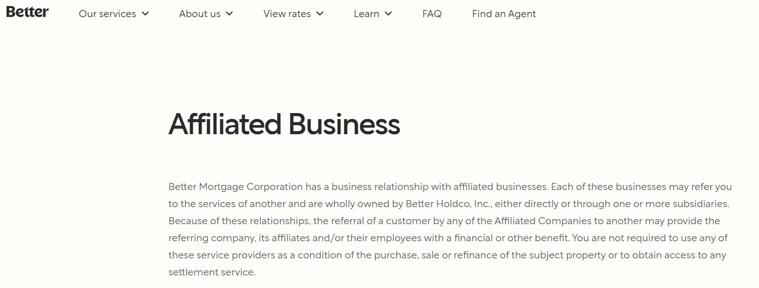 Better.Com Affiliate Programs