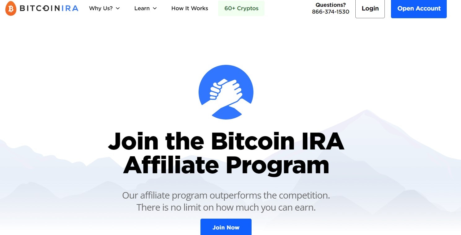 Programme d'affiliation Bitcoin IRA