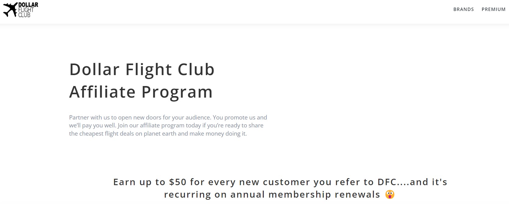Dollar Flight Club Airline Affiliate Programs