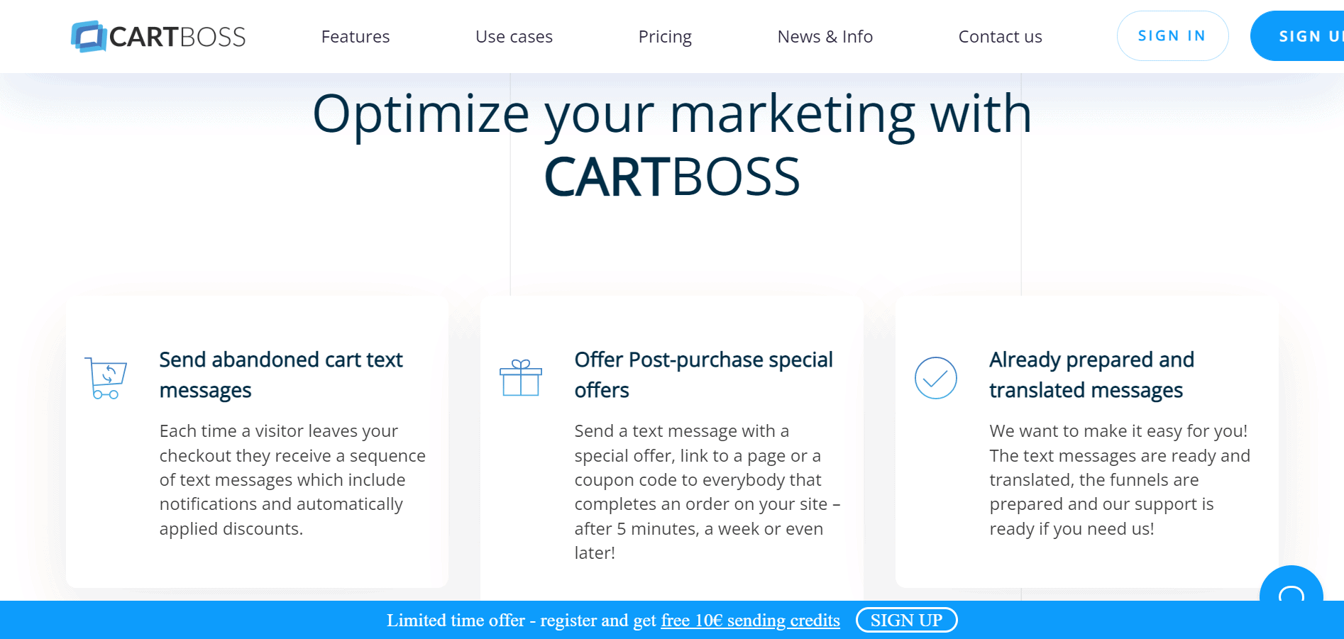 Features - CartBoss