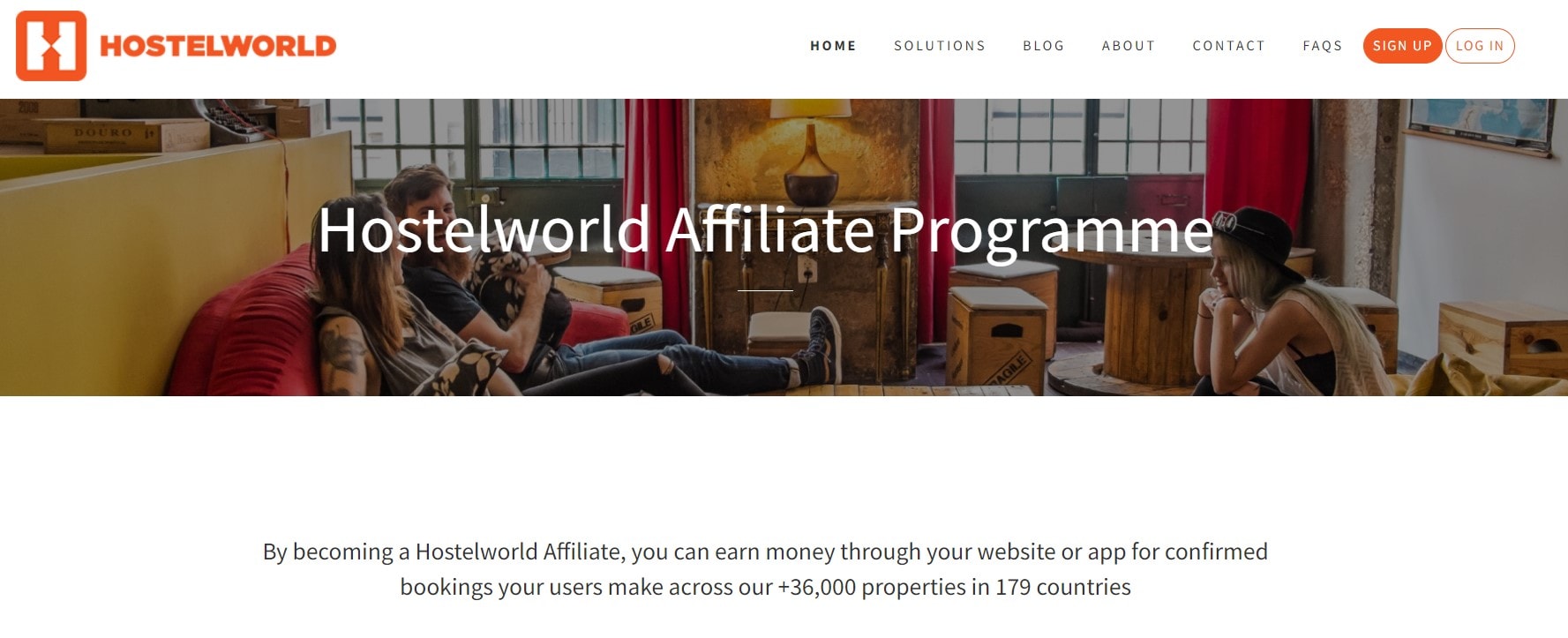 HostelWorld affiliate programs