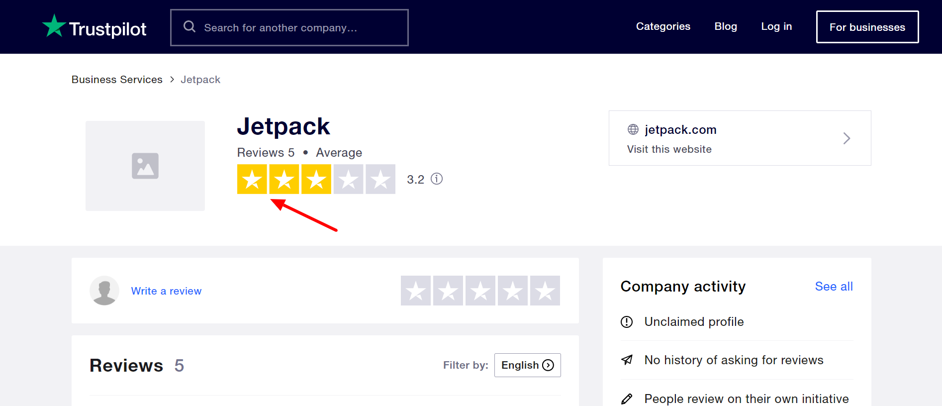 Jetpack Reviews on Trustpilot