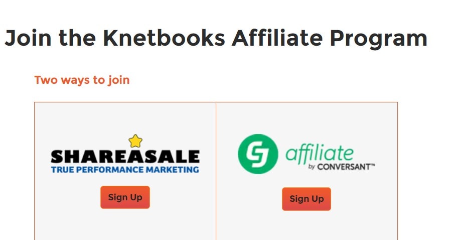 Knetbooks Affiliate Programs