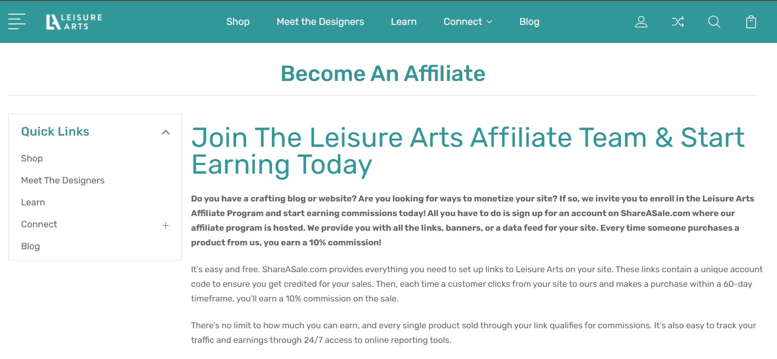 Leisure Arts Affiliate Program