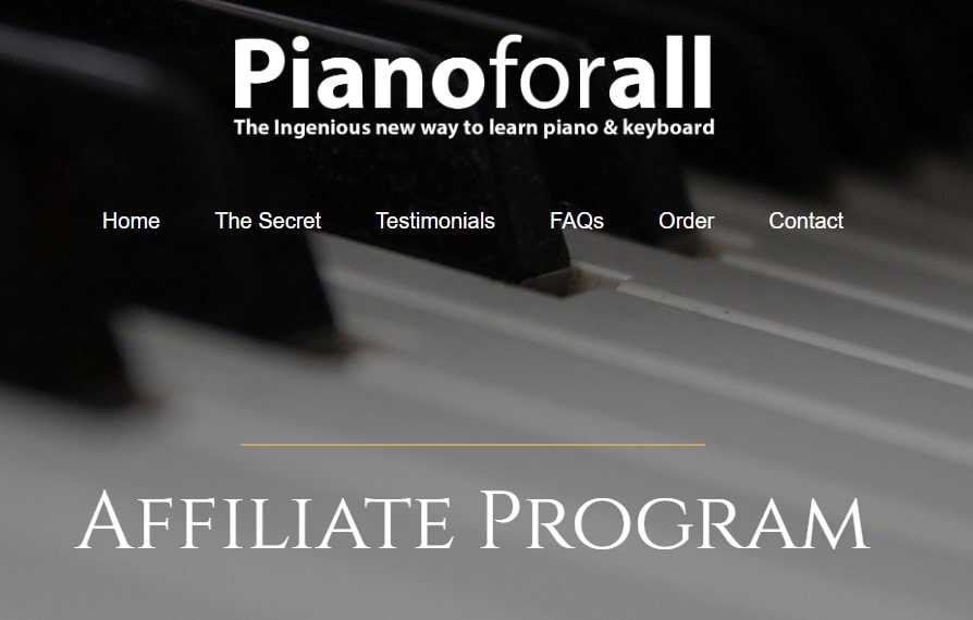 Pianoforall affiliate program