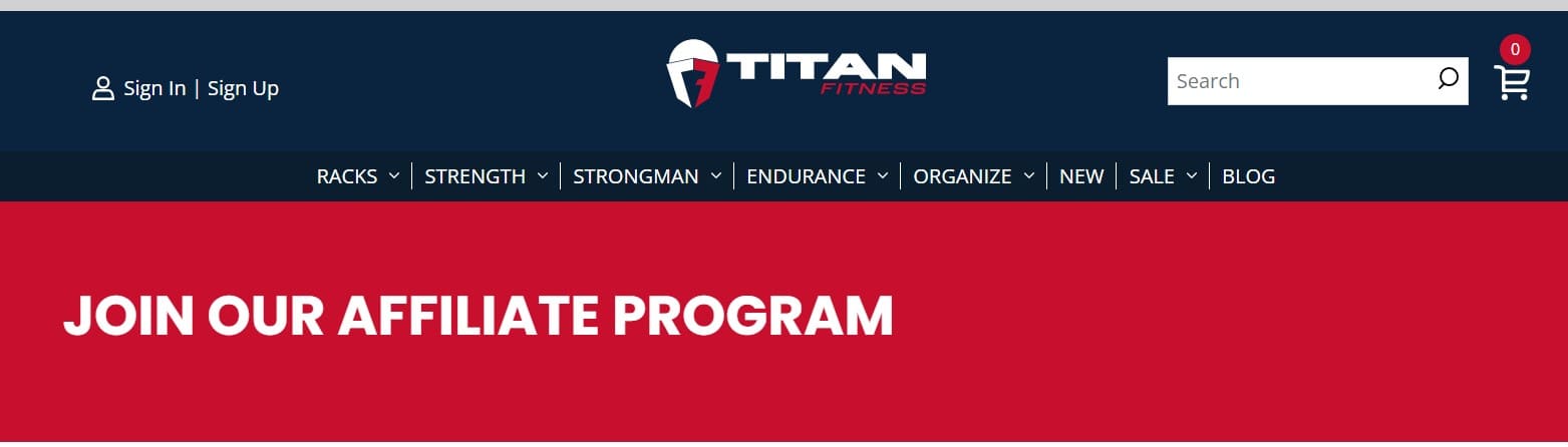 Programme d'affiliation Titan