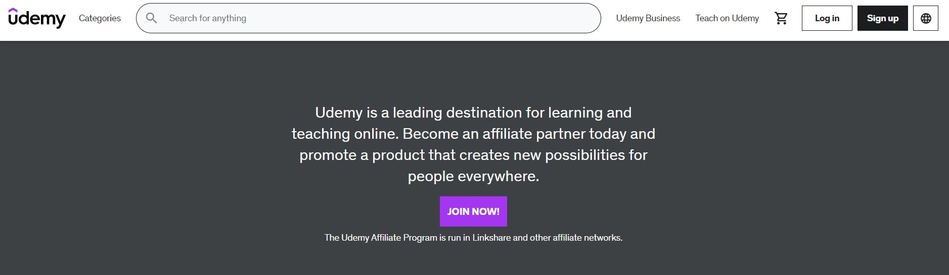 Udemy affiliate programs