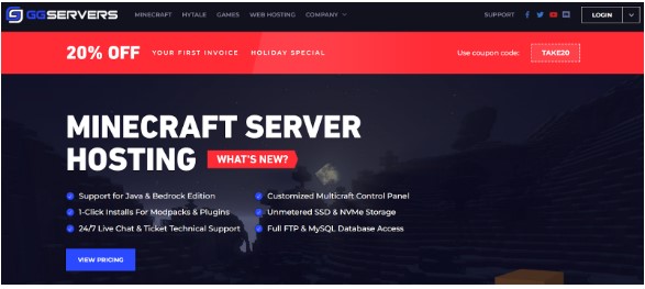 GG Servers : Best Free Minecraft Server Hosting