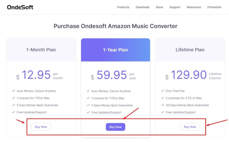 How to Use OndeSoft Amazon Music Converter step6