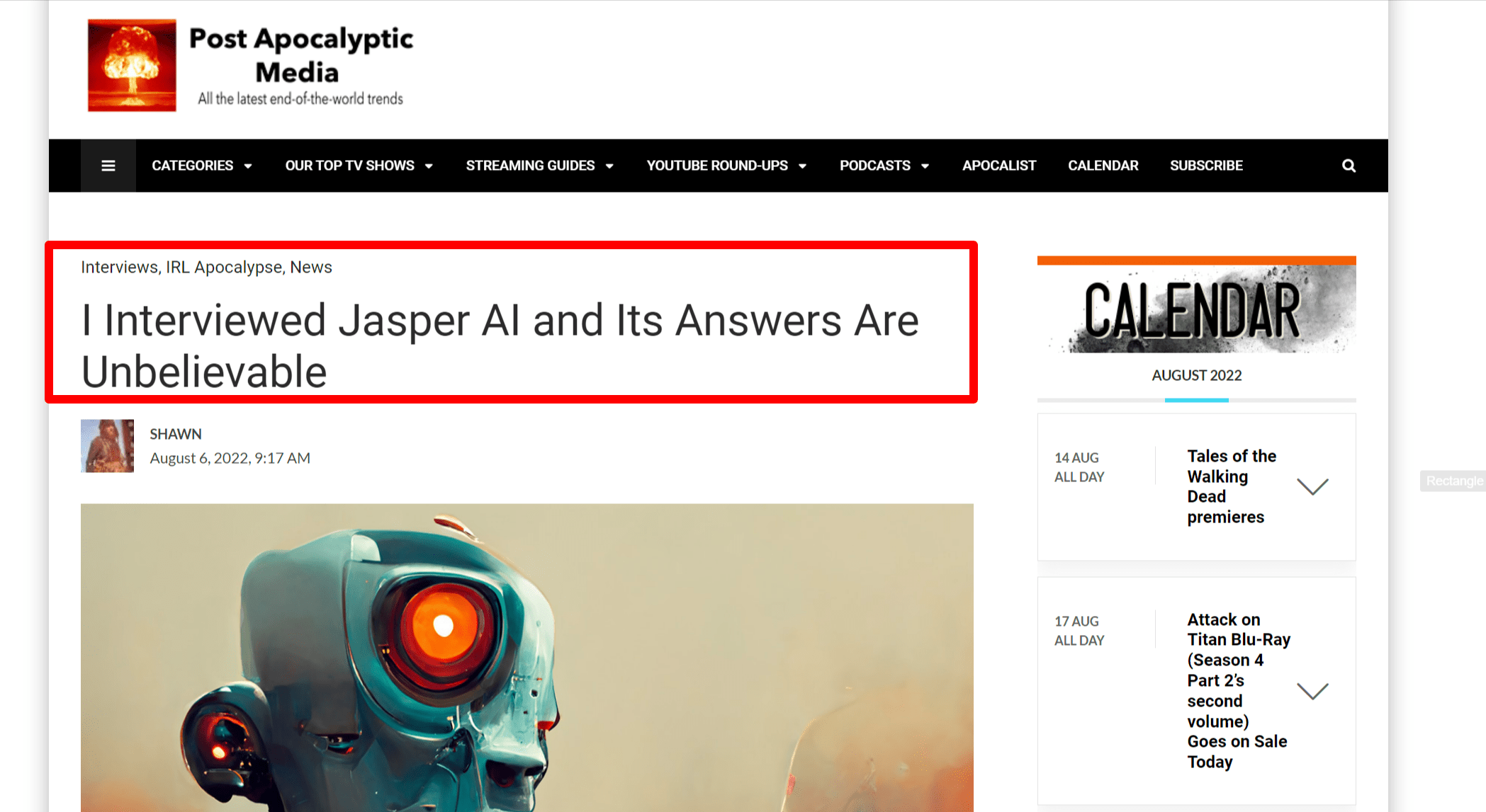 Ho intervistato Jasper AI e le sue risposte sono incredibili