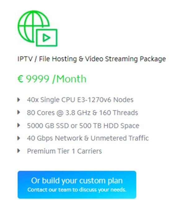 IPTV, File Hosting, & Streaming Video