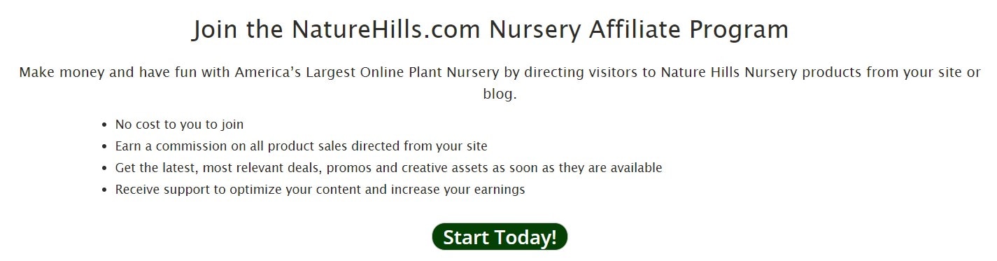 Nature Hills Nursery Affiliate Program