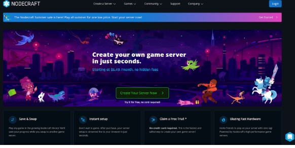 Nodecraft: Best Free Minecraft Server Hosting