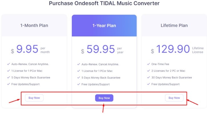 OndeSoft TIDAL Music Converter step6
